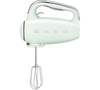 Smeg 50's Retro HMF01PGUK Hand Mixer with 3 Accessories - Pastel Green, Green