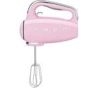 Smeg 50's Retro HMF01PKUK Hand Mixer with 3 Accessories - Pink, Pink