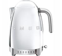 Smeg 50's Retro KLF04SSUK Kettle with Temperature Selector - Stainless Steel
