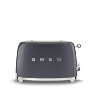 SMEG 50's Retro Style 2 Slice Toaster - SLATE GREY :TSF01GRUK EAN 8017709292034