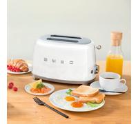 SMEG 50s Retro Style 2-Slice Toaster - White