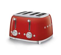 Smeg TSF03RDUK Retro Style 4 Slice Toaster Red