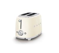 Smeg 50's Retro TSF01RDUK 2 Slice Toaster Stainless Steel in Red in Cream | Size: A Smeg Cream A