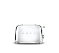 Smeg 50's Retro TSF01RDUK 2 Slice Toaster Stainless Steel in Red in Silver | Size: A Smeg Silver A