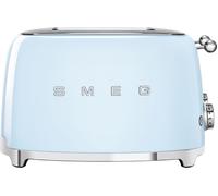 Smeg 50's Retro TSF03PBUK 4 Slice Toaster - Pastel Blue, Blue