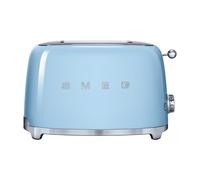Smeg 50's Style 2-Slice Toaster Pastel Blue, 6 Browning Levels, Gloss Finish