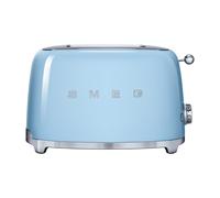 Smeg 50's Style 2-Slice Toaster Pastel Blue, 6 Browning Levels, Gloss Finish