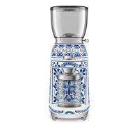 Smeg 50s Style CGF01DGBUK Dolce and Gabbana Blue Mediterraneo Electric Coffee Grinder