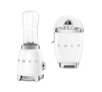 Smeg Compact Personal Blender and Citrus Juicer, White, EEJB314