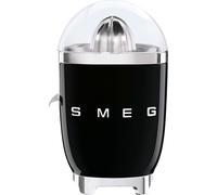 SMEG CJF11BLUK Retro 50's Style Citrus Juicer with Stainless Steel Reamer and Strainer, Anti-Drip Spout, 70W, Black