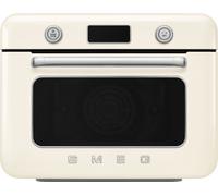 Smeg 50's Style COF01CRUK Multifunction Mini Oven with Steam & Air Fry - Cream, Cream