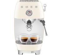 Smeg 50's Style Cold Brew Espresso Coffee Machine - Cream - ECF03CRUK, Cream