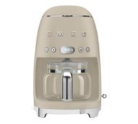 Smeg 50's Style Drip DCF02MLMUK Filter Coffee Machine - Moonlight, Silver