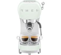 Smeg 50's Style Espresso Coffee Machine - Pastel Green - ECF02PGUK, Green