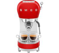 Smeg 50's Style Espresso Coffee Machine - Red - ECF02RDUK, Red