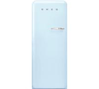 Smeg 50s Style FAB28LPB5UK Pastel Blue Freestanding Fridge - Left Hand Hinge