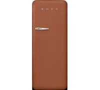 Smeg 50's Style FAB28RACM6 153cm Small Fridge with Ice Box - Fixed Door Hinge Kit - Amber Clay Amber Clay