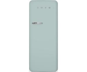 Smeg 50s Style FAB28RDSA6 Matt Sea Salt Green Freestanding Fridge With Ice Box - Right Hand Hinge