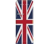 Smeg 50s Style Retro Right Hand Hinge FAB28RDUJ6 153cm Small Fridge with Ice Box - Union Jack - C Rated, Union Jack
