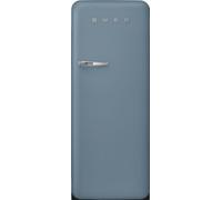 Smeg 50's Style FAB28RSBM6 153cm Small Fridge with Ice Box - Fixed Door Hinge Kit - Storm Blue Blue