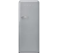 Smeg 50s Style FAB28RSV6 Silver Freestanding Fridge With Ice Box - Right Hand Hinge