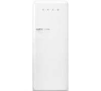 Smeg 50s Style FAB28RWH5UK White Freestanding Fridge With Ice Box - Right Hand Hinge
