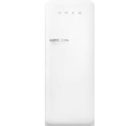Smeg 50's Style FAB28RWHM6 153cm Small Fridge with Ice Box - Fixed Door Hinge Kit - Matte White White