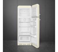 Smeg 50s Style FAB30RCR5UK Cream Freestanding 80/20 Fridge-Freezer - Right Hand Hinge