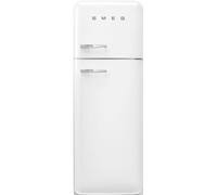 Smeg 50s Style FAB30RWH6UK White Freestanding 80/20 Fridge-Freezer - Right Hand Hinge