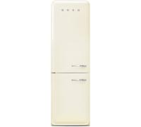 Smeg 331 Litre Fifties Style Left Hand Hinge 70/30 Fridge Freezer - Cream