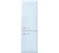 Smeg 50's Style FAB32RPB6UK 197cm 60/40 Frost Free Fridge Freezer - Pastel Blue - C Rated, Blue