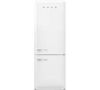 Smeg 50s Style FAB38RWH5 White Freestanding 70/30 Fridge-Freezer - Right Hand Hinge