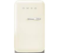 Smeg 50s Style FAB5LCR6 Cream Freestanding Mini Fridge - Left Hand Hinge