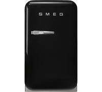 Smeg 50s Style Right Hand Hinged Minibar FAB5RBL6 72cm High Mini Fridge - Black - C Rated, Black