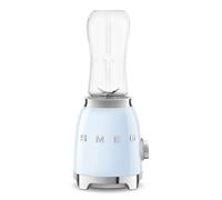 SMEG 50's Style Glass Blender - Blue PBF01PBEU, Retro Kitchen Appliance with Durable Glass Jar