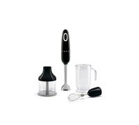 Smeg HBF03BLUK 50s Style Hand Blender with Accessories, Variable Speed, Turbo Function, 700W, Black