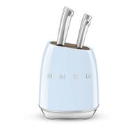Smeg 50s Style KBSF02PB Pastel Blue Knife Block Set