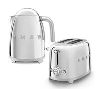 Smeg KFL03SSUK & TSF01SSUK - Chrome Kettle & Two Slice Toaster - 2017 Kettle Model