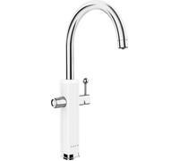 Smeg 50's Style Kitchen Tap - White / Black, White