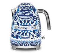 Smeg 50s Style KLF03DGBUK Dolce and Gabbana Blue Mediterraneo Electric Kettle