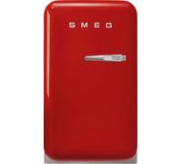 Smeg 50s Style Left Hand Hinged Minibar FAB5LRD6 72cm Fridge - Red - C Rated, Red