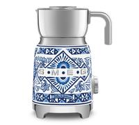 Smeg 50s Style MFF01DGBUK Dolce and Gabbana Blue Mediterraneo Milk Frother