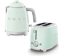 Smeg 50s Style Mini Kettle and Toaster Medium Green