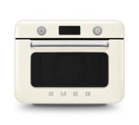 Smeg 50's Style Multifunction Mini Oven with Steam & Air Fry, Cream, COF01CRUK
