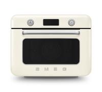 Smeg 50's Style COF01CRUK Multifunction Mini Oven with Steam & Air Fry - Cream, Cream