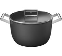 Smeg 50's Style Pan 26 cm Non-stick Casserole Dish - Black, Black