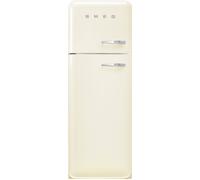 Smeg 294 Litre Fifties Style Left Hand Hinge 70/30 Fridge Freezer - Cream
