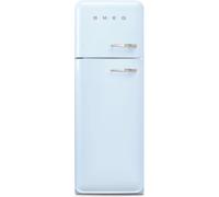 Smeg 50s Style Retro Left Hand Hinge FAB30LPB6UK 172cm 80/20 Fridge Freezer - Pastel Blue Blue