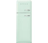 Smeg 50s Style Retro Left Hand Hinge FAB30LPG6UK 172cm 80/20 Fridge Freezer - Pastel Green Green