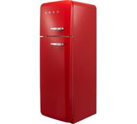 Smeg 50s Style Retro Left Hand Hinge FAB30LRD5UK 172cm 80/20 Fridge Freezer - Red - D Rated, Red
